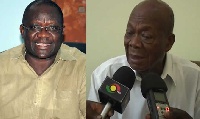 Mr Esseku (r) claims Mr Afoko did not win the chairmanship election on merit