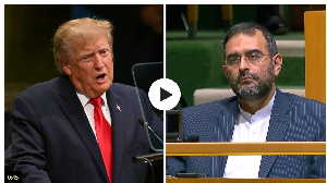 Trump (L) threatens to 'annihilate' Iran if no deal reached Trump (L) threatens to 'annihilate' Iran if no deal reached