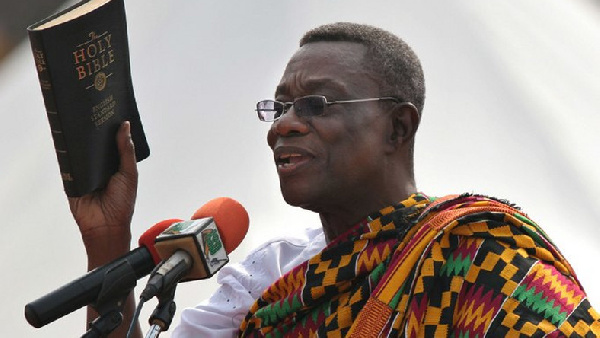 The late Professor John Evans Atta Mills died on July 24, 2012