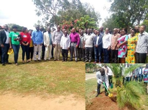 Professor Oduro Owusu said the University had targeted to plant about 1500 trees for the project