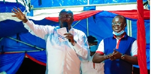 Dr. Mahamudu Bawumia, Vice President and Joe Wise | File photo