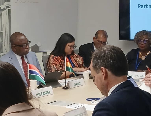 Seidu Issifu is seen here at the meeting in Washington, DC