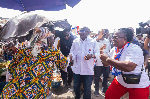 2024 Elections: Dr. Bawumia and Mike Oquaye Jnr. storm Dome Kwabenya to campaign