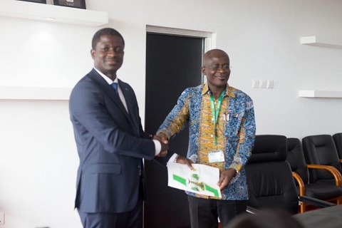 Professor Kwasi Obiri-Danso, Vice Chancellor of KNUST and David Boateng Asante, MD of GPCL