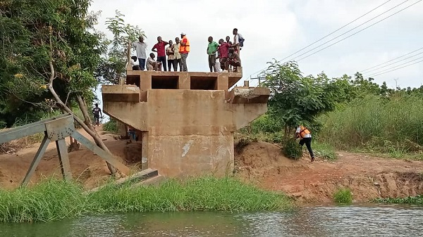 A bridge in Mepe that needs reconstruction