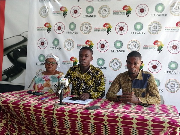 Care For Free Elections Ghana officials addressing the presser