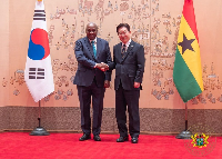 President Mahama and South Korean President