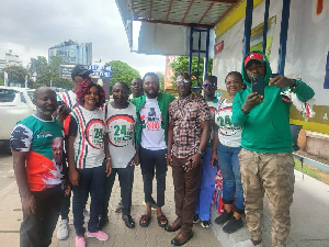 Comrade Jeremiah Maclean JM Jnr, Ashi Moore among other NDC supporters