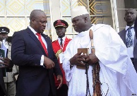President John Mahama and Yahya Jammeh