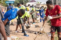 File photo of a clean up exercise