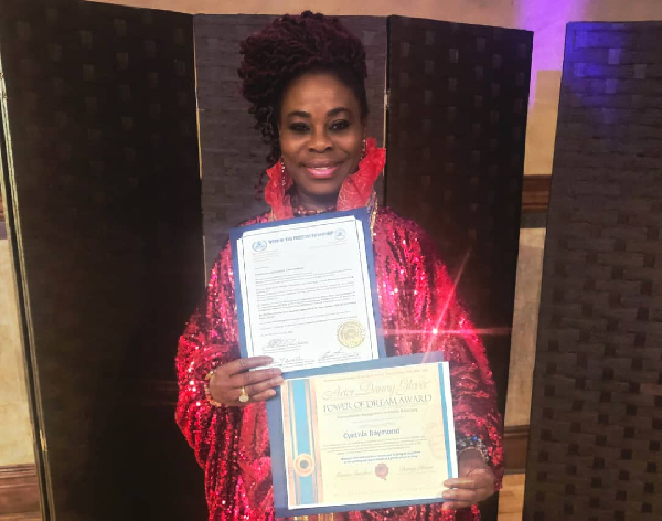 Cynthia Raymond receives Danny Glover Power of Dream Award at 3G Media Awards 2025