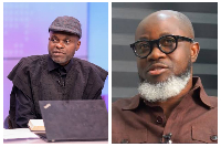 Martin Kpebu is a Ghanaian lawyer has criticised EOCO boss Raymond Archer (R)