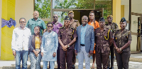 A group photo the Prisons Command and the Cape Coast Technical University