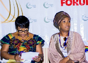 Gender Minister, Otiko Afisa Djaba and Dr. Naa Asie Ocansey