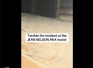 The incident left the affected room extensively charred