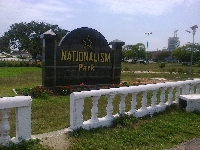 Nationalism Park near Black Stars Square