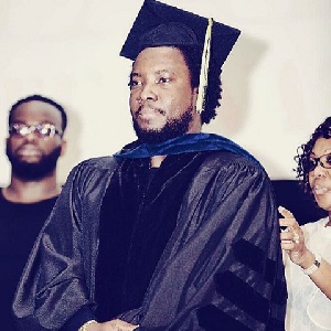 Sonnie Badu was recently awarded with a doctorate degree