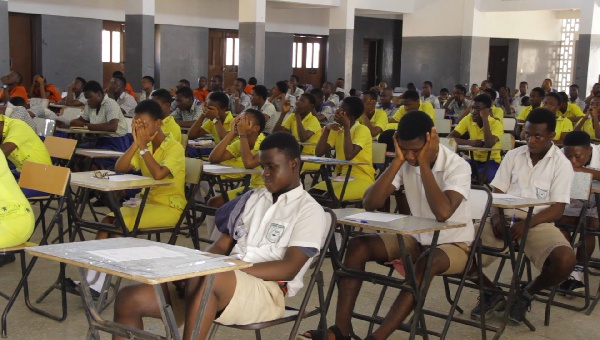 The 2018 BECE commenced yesterday