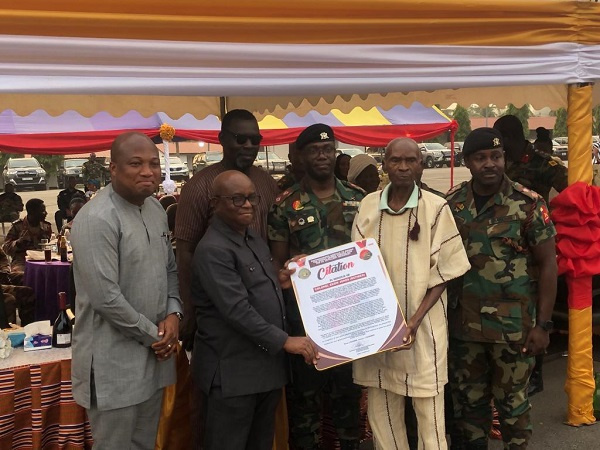 Col. Ekow Jones was awarded with a citation