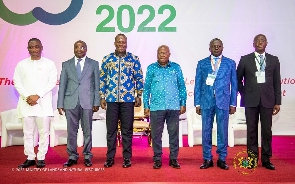 President Akufo-Addo with other dignitaries at the conference
