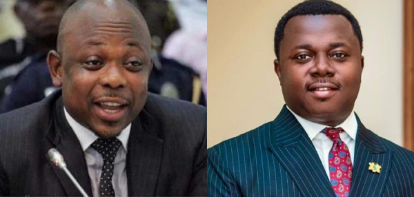 Builsa North MP, James Agalga (left) and Assin South MP, Ntim Fordjour (Right)