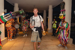 Palmer has arrived in St Kitts