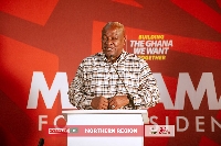 Former president, John Dramani Mahama
