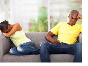 Depressed Black Couple