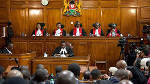 Kenyan Supreme Court judges at the Supreme Court in Nairobi, Kenya Sept. 20, 2017 Kenyan Supreme Court judges at the Supreme Court in Nairobi, Kenya Sept. 20, 2017