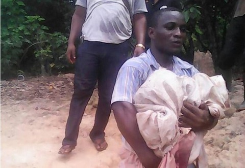 The man admitted killing his own son and removing some parts of the body for rituals