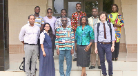 Photo of researchers from the National Nuclear Research Institute