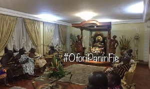 Okyenhene Visits Asantehene