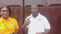 Professor Samuel Nortey (L) the 1st Vice Connectional Chairman of the GHAMECC -Ghana