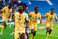 L-R: Marvin Senaya, Jerome Opoku, Caleb Yirenkyi and Ernest Nuamah