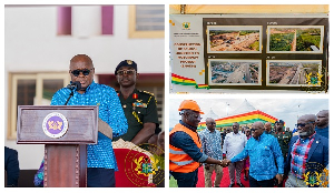 President Akufo-Addo has inaugurated the Ashaley Botwe School Junction to Tema Motorway Road project