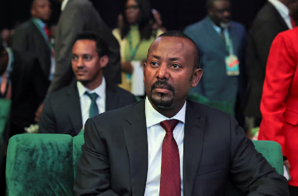 Ethiopian Prime Minister Abiy Ahmed attends the Second Africa Climate Summit (ACS2) in Addis Ababa
