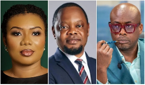 From L to R: Bridget Otoo, Justice Srem-Sai and Paul Adom Otchere