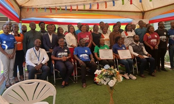 A group photo from the event