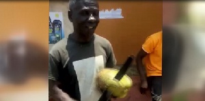 Samuel Kwasi Nyedu, the visually impaired coconut seller