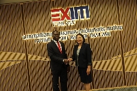 Executive Chairman of JGC with Vice President of Exim Bank-Thailand, Madam Draswan Shoowong