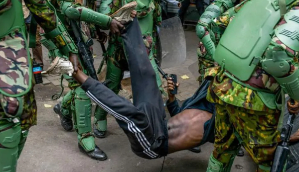 The heavy-handed nature of the crackdown on protesters has been criticised by rights groups