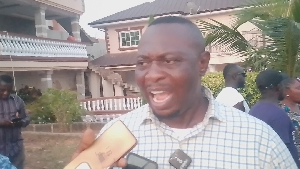 Captain (Retired) Solomon Jabari in an interview with the media