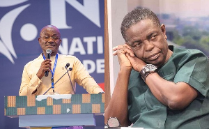 Kwesi Pratt (R) has questioned Kennedy Agyapong (L) over his comments after the NPP primaries