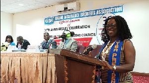 President of the Ghana Insurance Brokers Association, Lena Adu-Kofi
