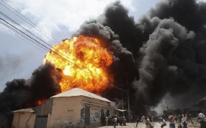 File photo of tanker explosion