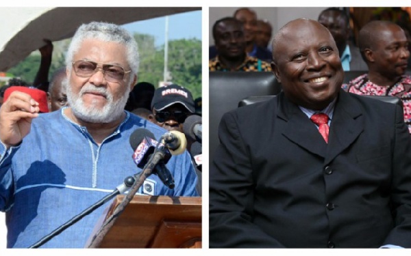 Former President Jerry John Rawlings and Martin Amidu, Special Prosecutor