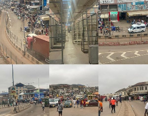 Many shops and businesses have been closed down in Kumasi