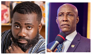Okatakyei Afrifa-Mensah (L) has accused Prophet Kofi Oduro (R) of being a hypocrite