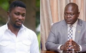 Kwame Asare Obeng (A Plus) and Francis Asenso-Boakye,Deputy Chief of Staff (R)