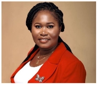 Beatrice Annan, a member of the NDC communications team